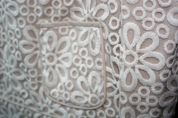 A detail from the beautiful Valentina dress, from the winter mini collection...